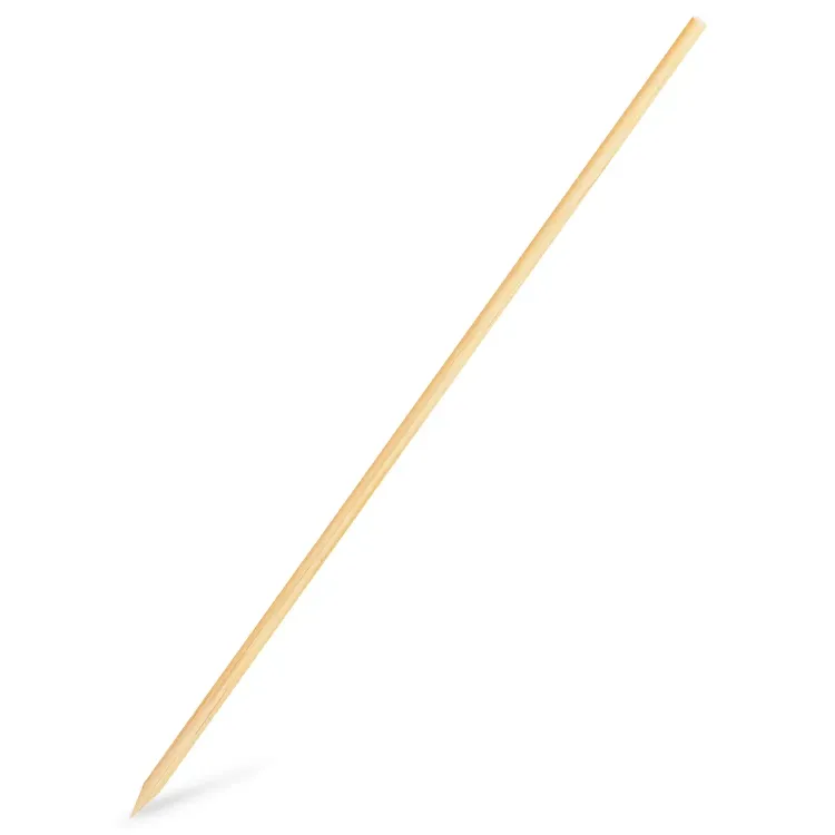 Mocne patyki bambusowe do frytek zakręconych o długości 40cm i grubości 5mm