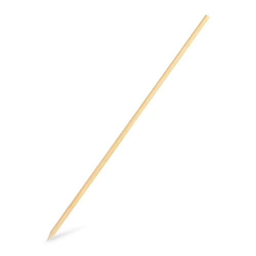 Patyki bambusowe 30 cm do użytku domowego, idealne do szaszłyków i małych frytek zakręconych.