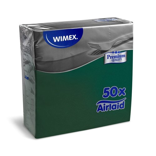 Serwetki flizelinowe 40x40cm zielone 50 SZT.