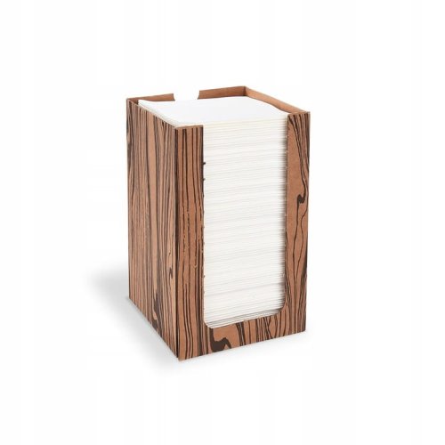 Serwetki białe 20x20cm 100 szt. Airlaid Premium z dyspenserem