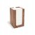 Serwetki białe 20x20cm 100 szt. Airlaid Premium z dyspenserem