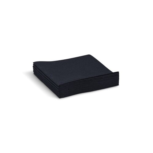 czarne serwetki Airlaid 20x20 cm 100 sztuk zestaw z  dyspenserem