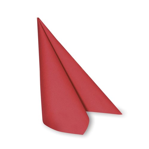 Serwetki flizelinowe 40x40cm czerwone 50 SZT.