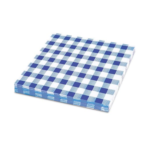 Serwetki papierowe KARO Niebiesko biała Krata 1-W 33x33cm zestaw 100 szt.