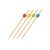 wykałaczki dekoracyjne z koralikiem 12 cm 100 sztuk bambusowe patyczki do finger food