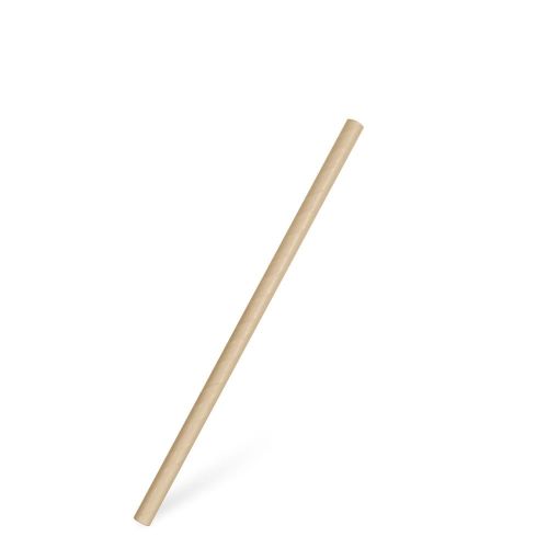 brązowe słomki papierowe kraft 8 mm 20 cm 100 sztuk do smoothie i shakeów