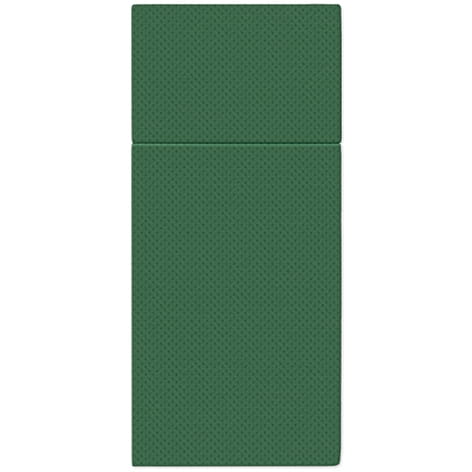 zielone kieszonki na sztućce PAW papierowe 2w 32x38 cm 50 sztuk kangurki