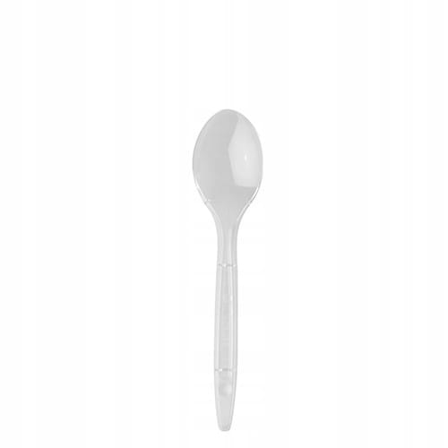 Łyżeczka bezbarwna PS transparent reuse 12,5 cm 50 szt.