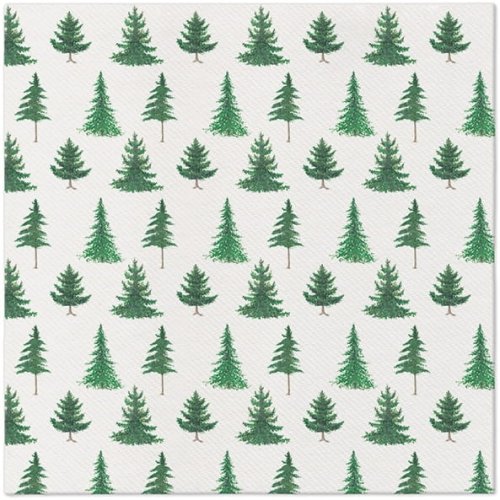 Serwetki flizelinowe 40x40cm choinki 50 szt.