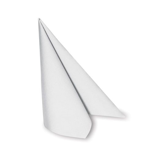 Białe serwetki flizelinowe 40x40 Airlaid na komunie i wesela 50 sztuk