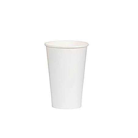 Kubki Papierowe EKO Bez Plastiku Białe 300ml 50szt