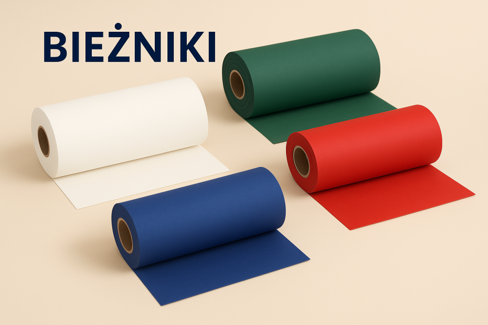 Bieżnik flizelinowe w rolce imitujące tkanine airlaid