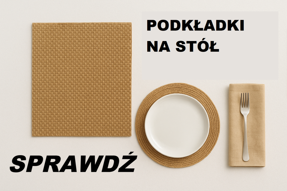 podkładki papierowe na stoły