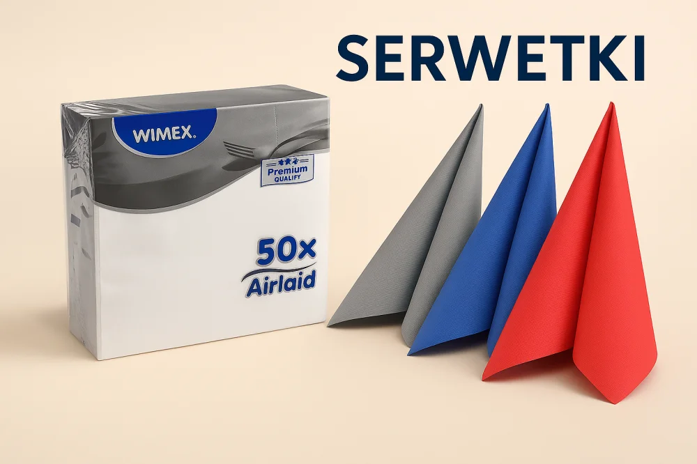 Serwetki papierowe flizelinowe airlaid